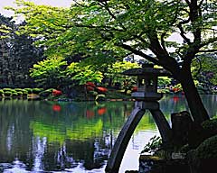 Japanese garden and balance